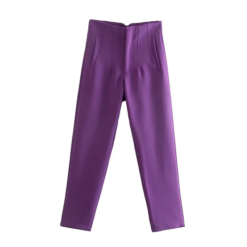 Claude | Pantalones Elegantes de Cintura Alta
