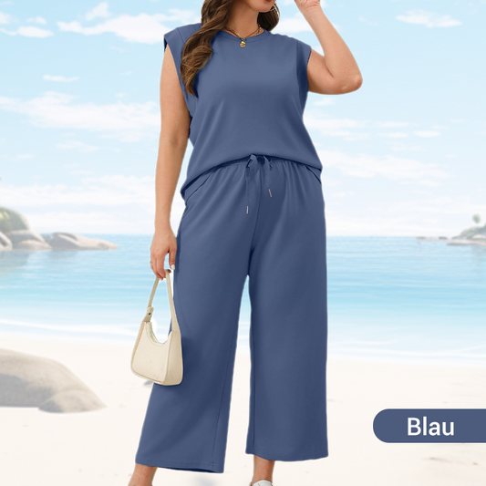 Lydie | Conjunto cómodo de pantalones y top