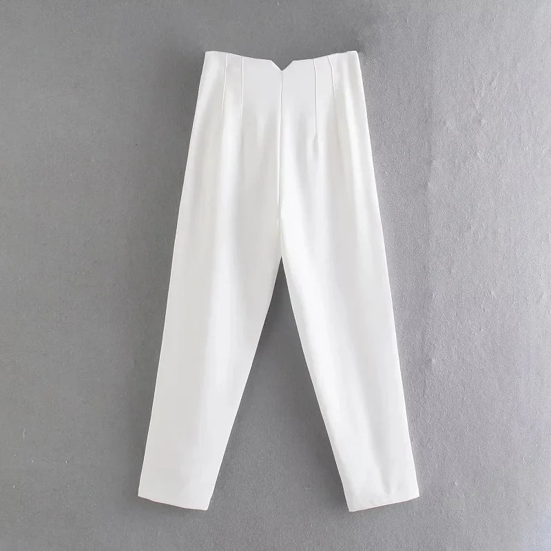 Claude | Pantalones Elegantes de Cintura Alta