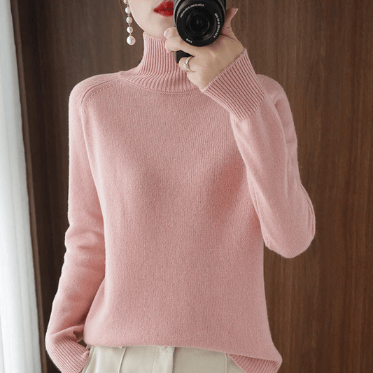 Rosanna | Lujoso Jersey de Cuello Alto