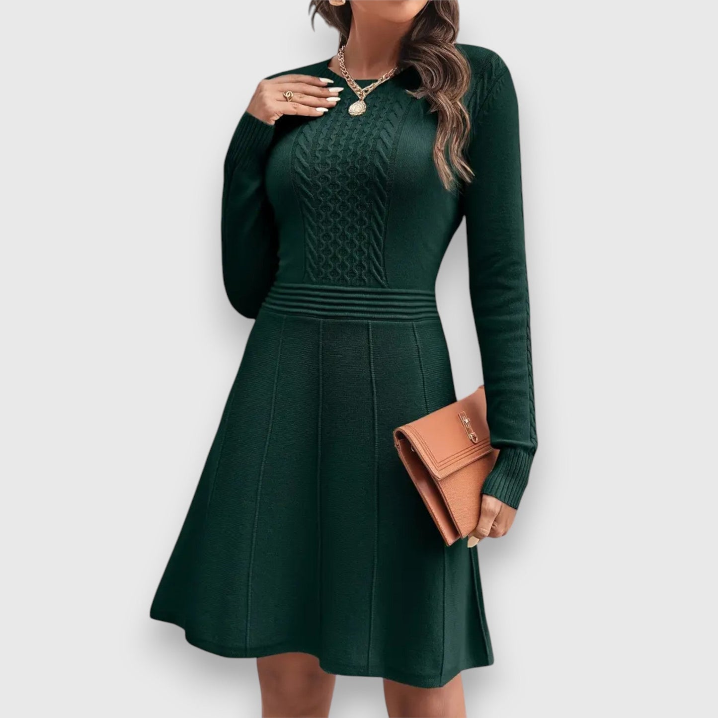 Dulia | Vestido Corto de Manga Larga