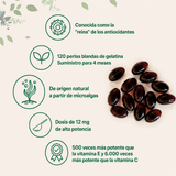 Cápsulas De Astaxantina 12 mg | Apoyo Antioxidante