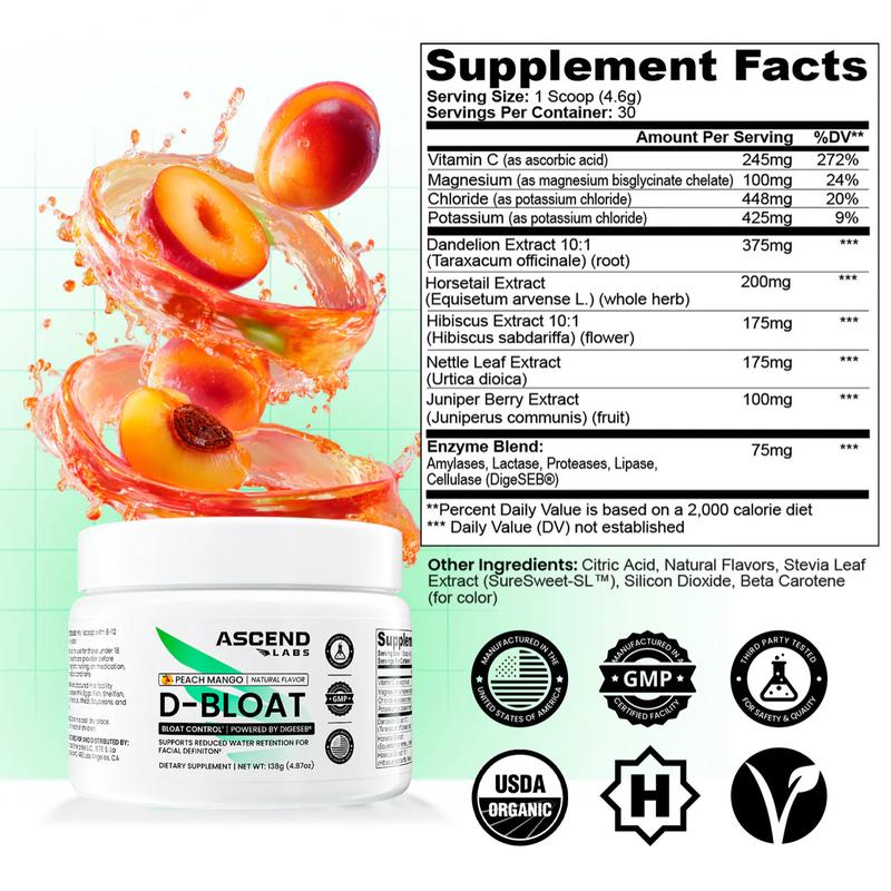 D-BLOAT | Bienestar diario con sabor a Durazno