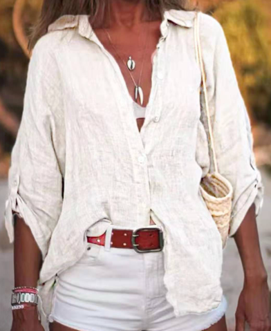 Esti | Camisa de Lino para el Verano
