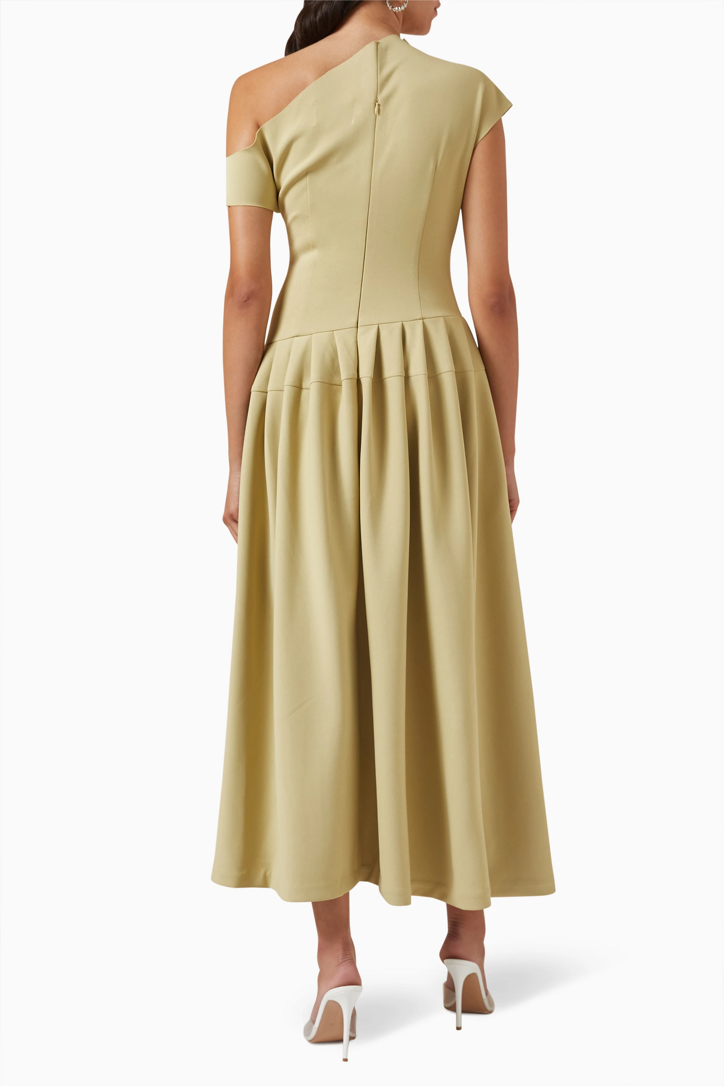 Zasha | Vestido Midi de Mangas cortas