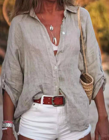 Esti | Camisa de Lino para el Verano