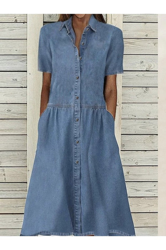 Maryam | Vestido casual de denim