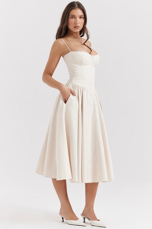 Wyra | Vestido Midi Verano Elegante