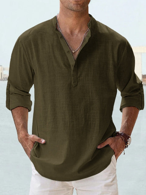 Cristofer | Camisa de Lino Elegante para Hombres