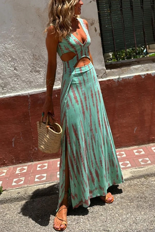 Vanyael | Vestido largo con aperturas