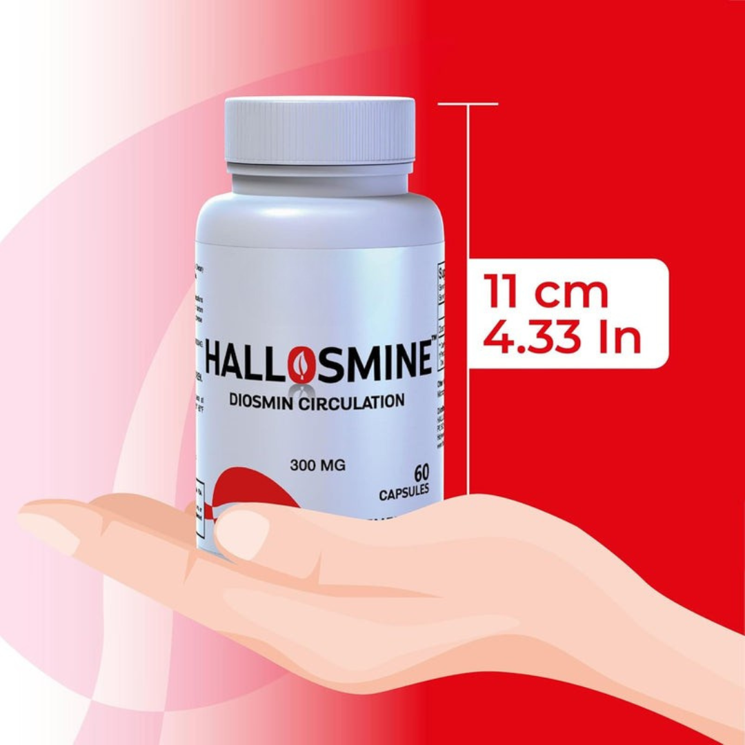 HALLOSMINE | Suplemento de Diosmina para el Soporte Circulatorio