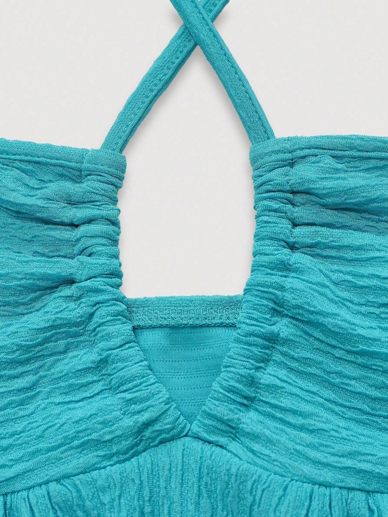 Zoraida | Mini Vestido Halter con Volantes