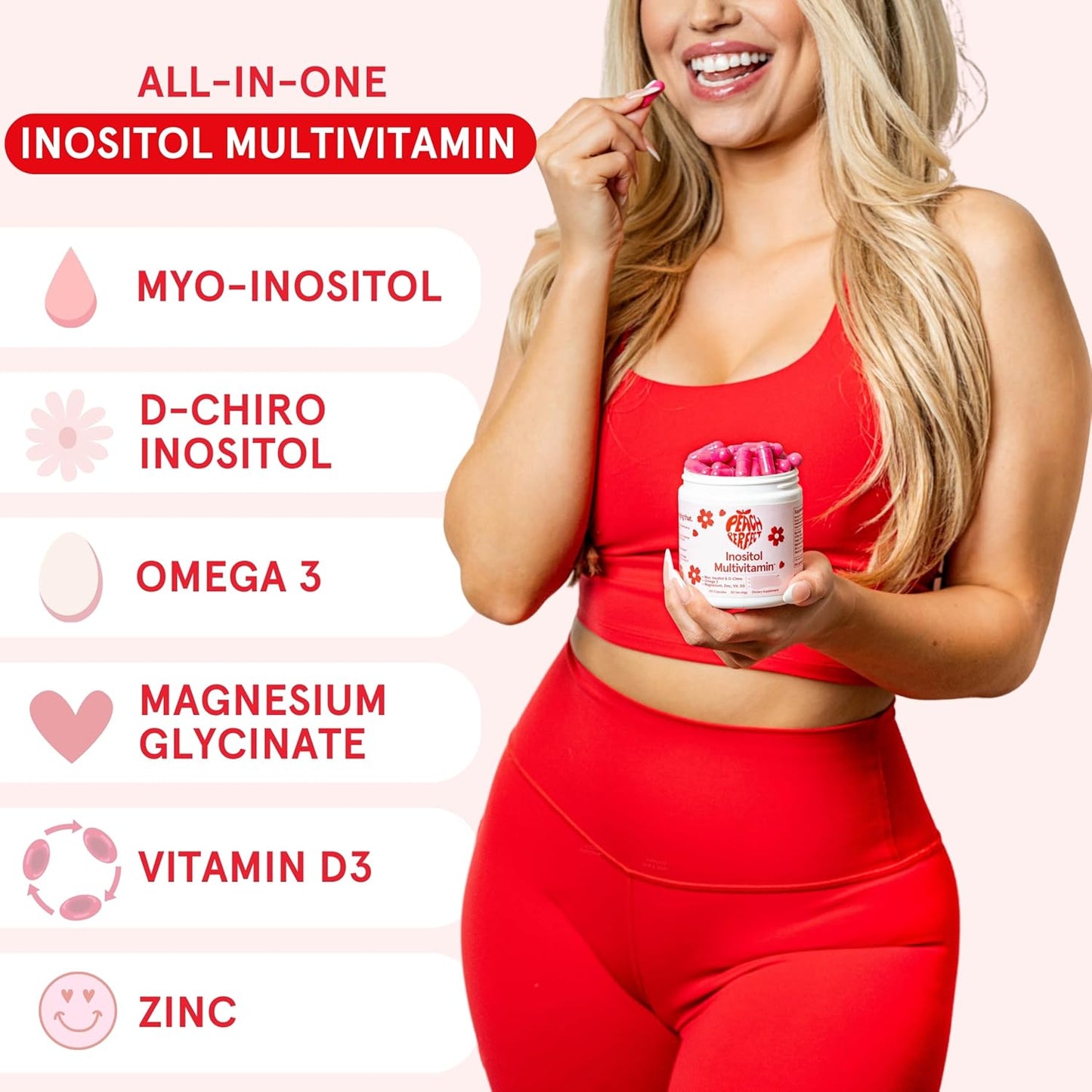 PeachPerfect | Suplemento Multivitamínico de Inositol