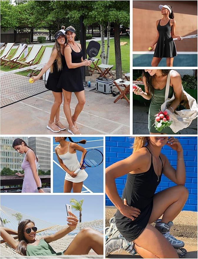 Vestido de ejercicio para el verano
