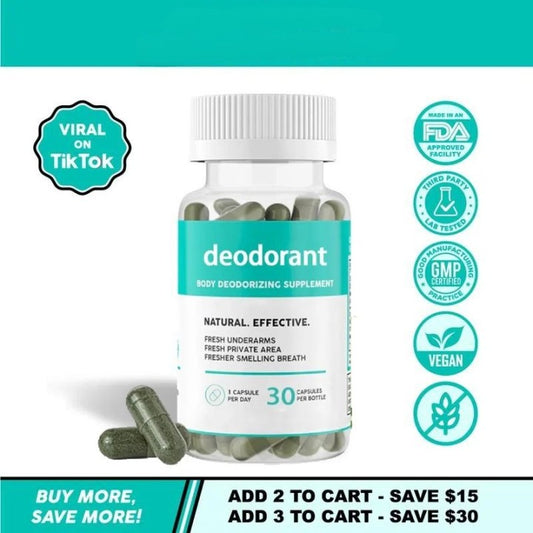 OdorFree | Cápsulas Desodorantes para el Control Total del Olor Corporal