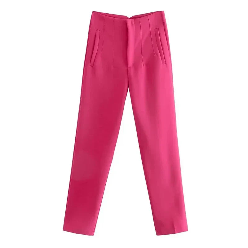Claude | Pantalones Elegantes de Cintura Alta