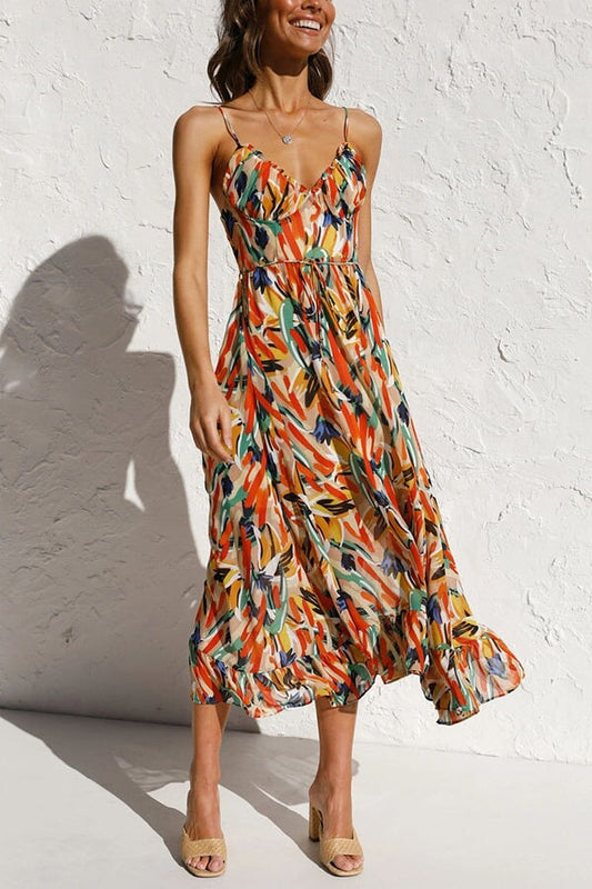 Giselle | Vestido Midi Colorido