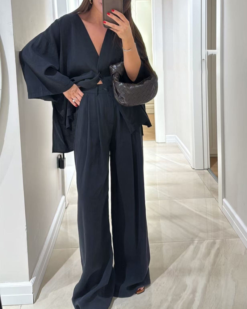 Betalia | Conjunto Completo de Pantalones y Camisa