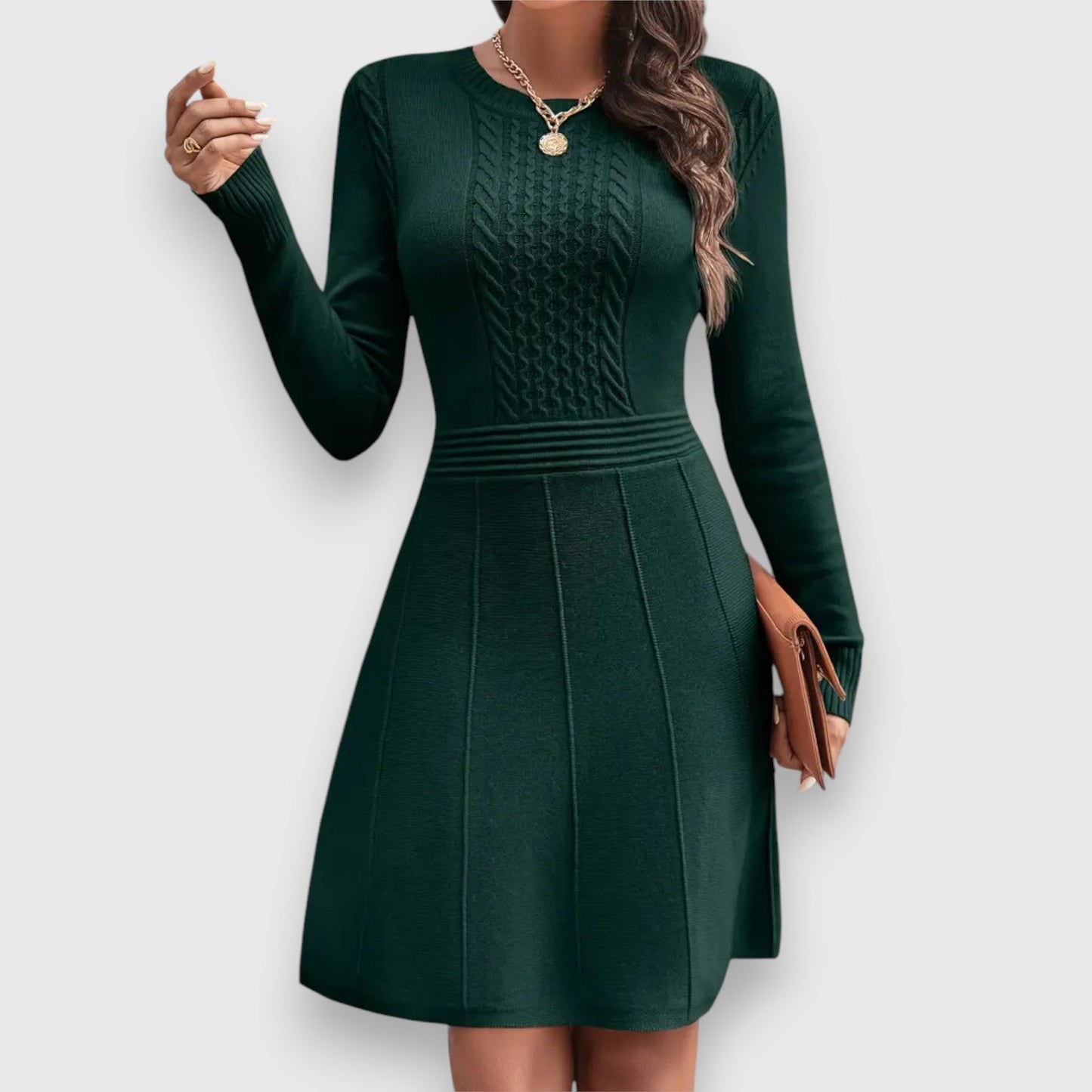 Dulia | Vestido Corto de Manga Larga