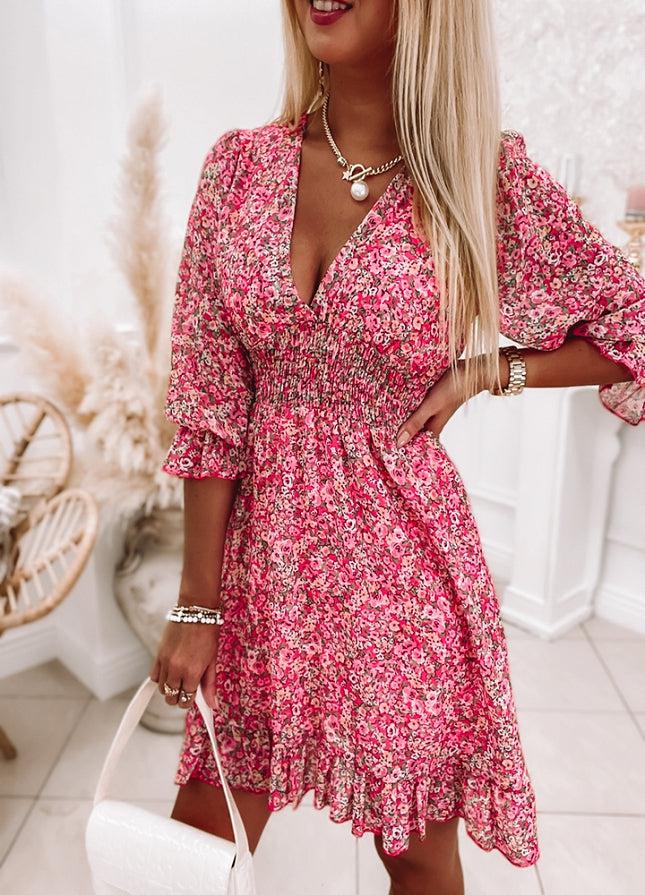 Paula | Vestido con Mangas y Escote en V