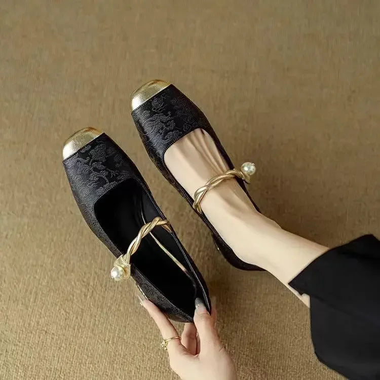 Safiro | Elegantes Zapatos de Tacón Bajo