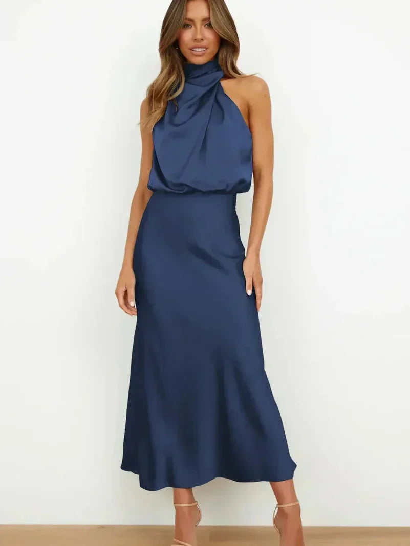 Kerensa | Elegante Vestido de Cuello Halter
