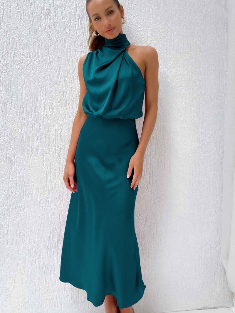 Kerensa | Elegante Vestido de Cuello Halter