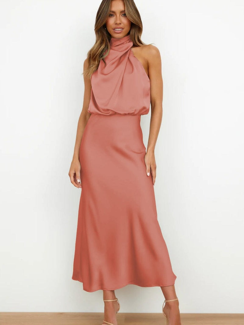 Kerensa | Elegante Vestido de Cuello Halter