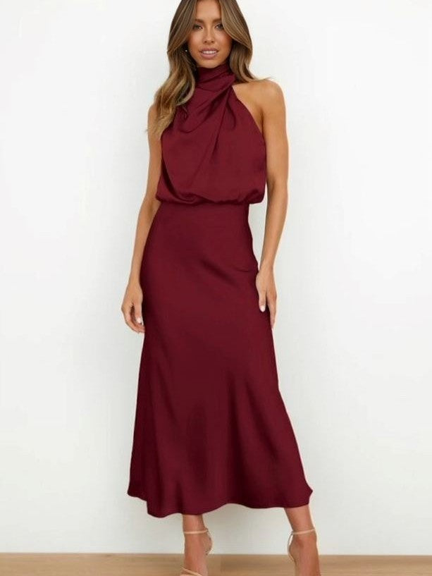 Kerensa | Elegante Vestido de Cuello Halter