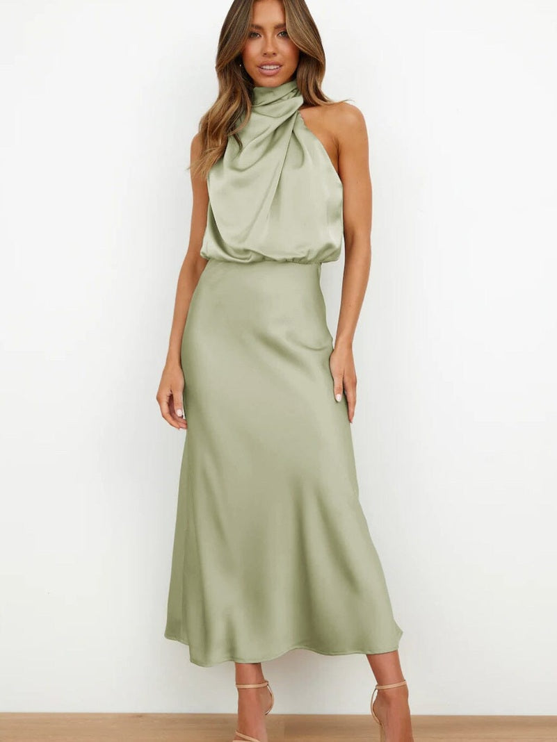 Kerensa | Elegante Vestido de Cuello Halter