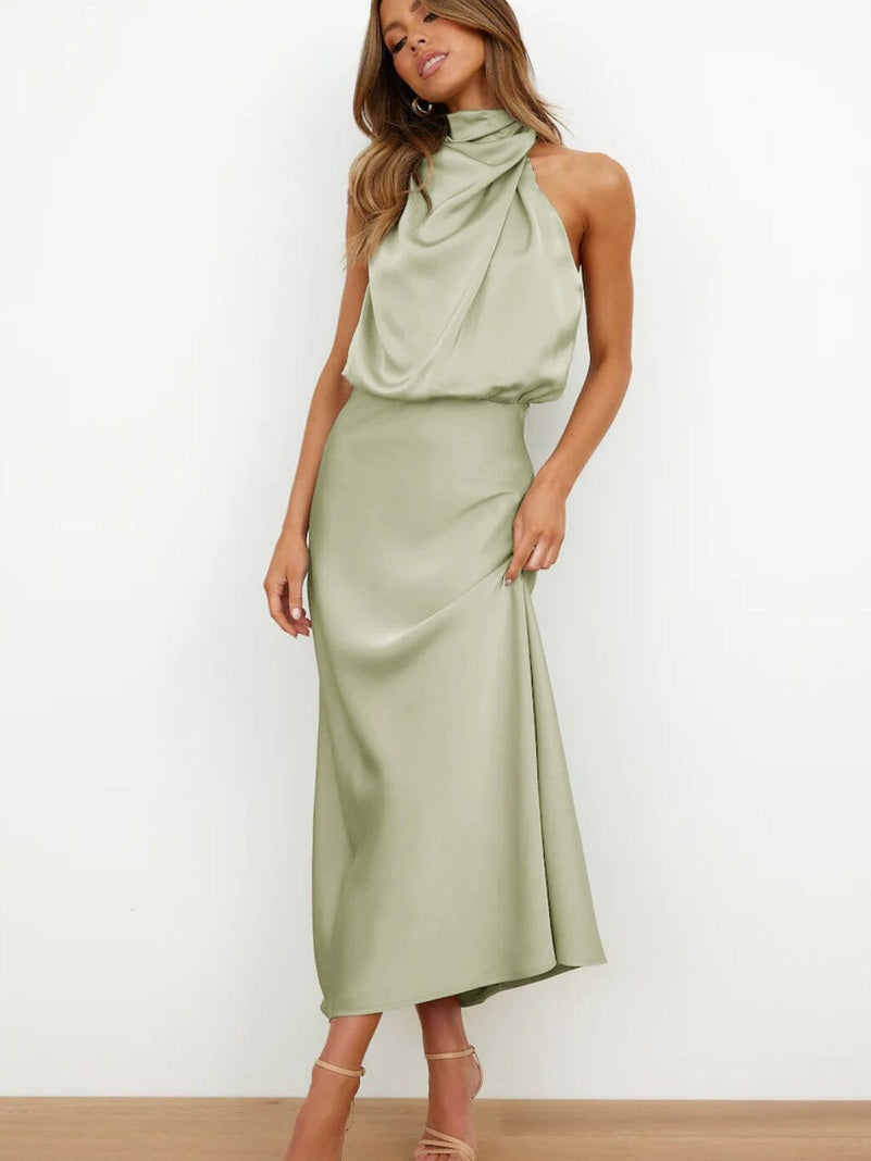 Kerensa | Elegante Vestido de Cuello Halter