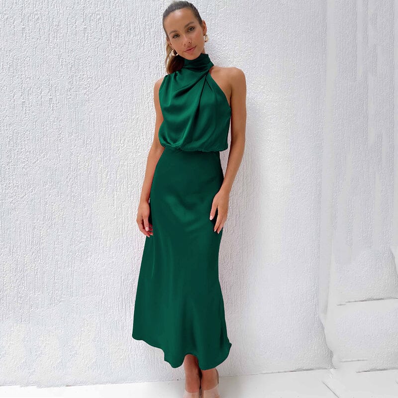 Kerensa | Elegante Vestido de Cuello Halter