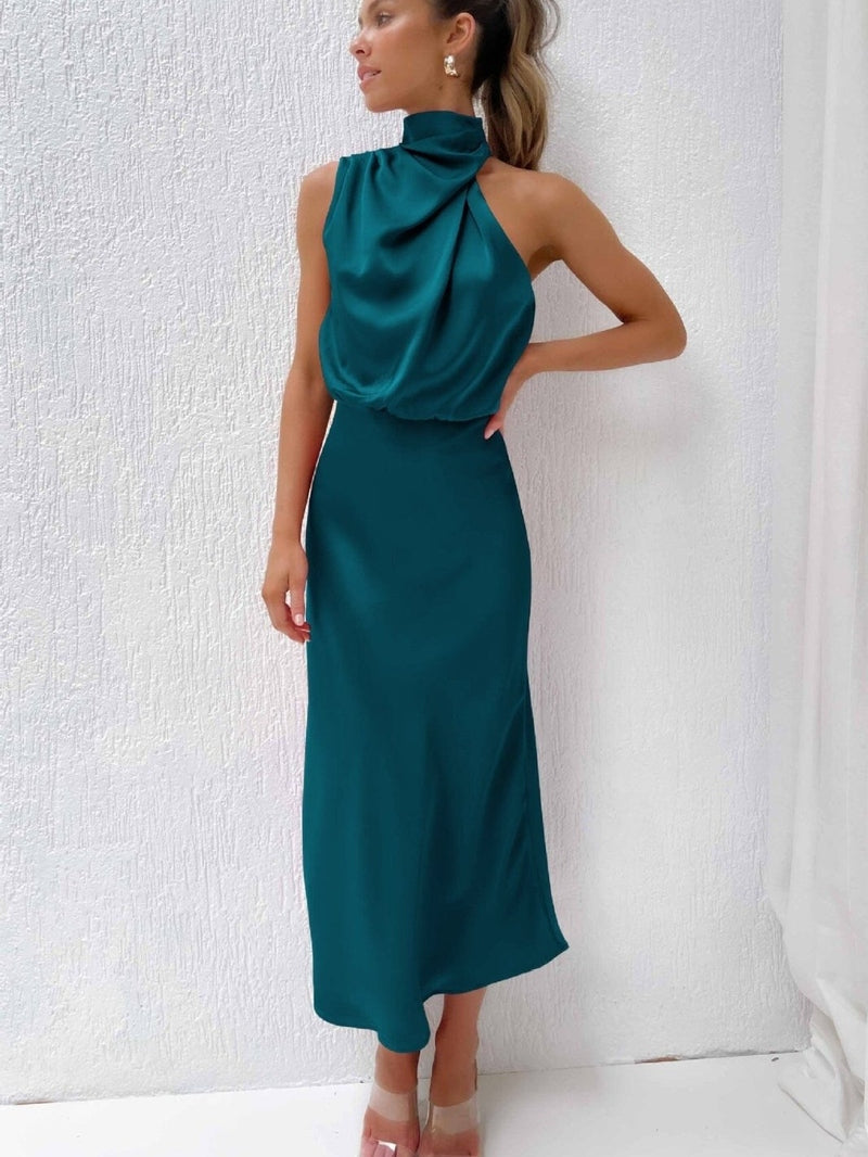 Kerensa | Elegante Vestido de Cuello Halter