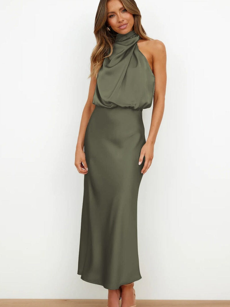 Kerensa | Elegante Vestido de Cuello Halter