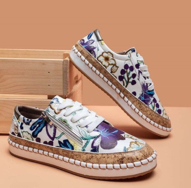 Santorini | Zapatillas Florales