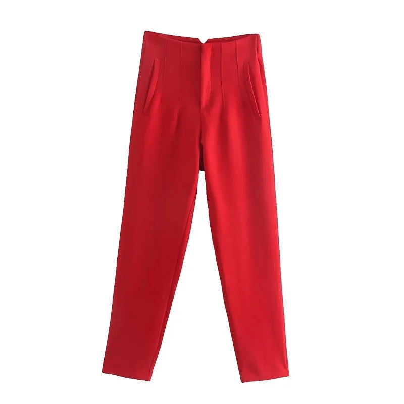 Claude | Pantalones Elegantes de Cintura Alta