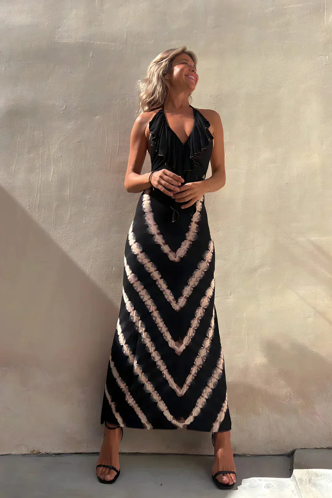 Arlette | Vestido Largo Sin Mangas con Escote en V
