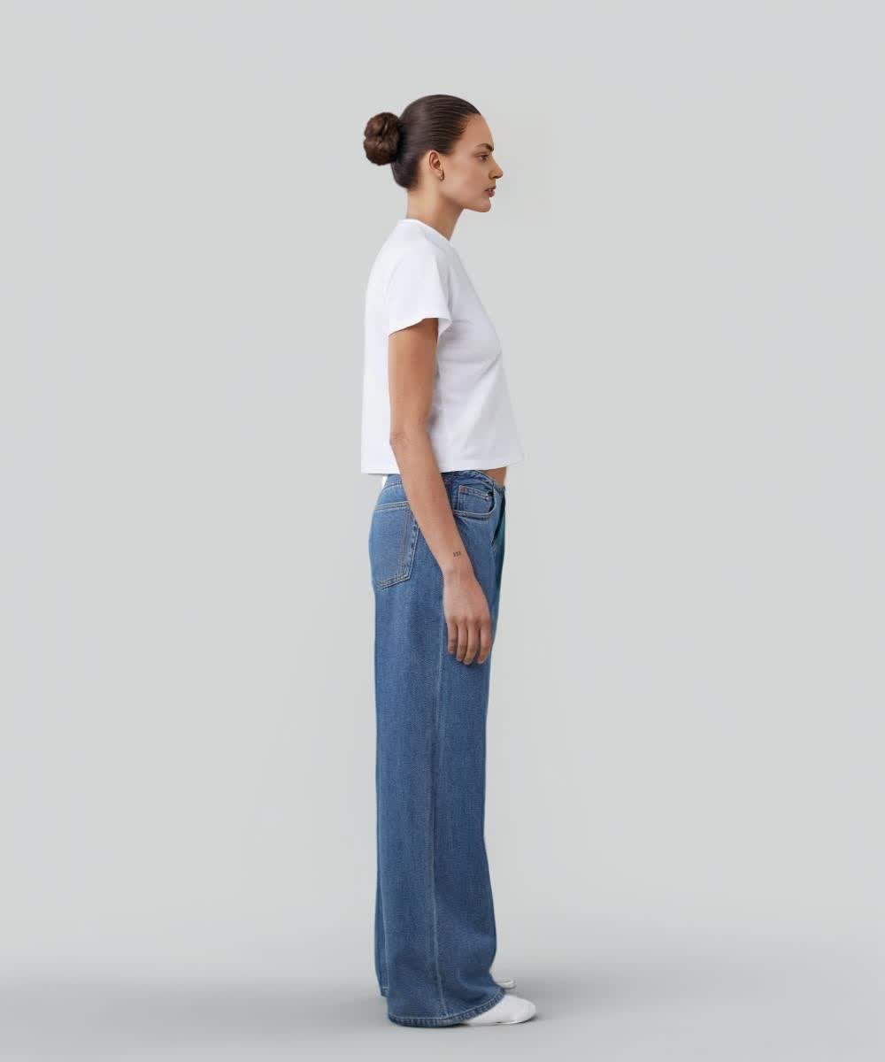 Mawiya | Pantalones de Jeans de Cintura Baja