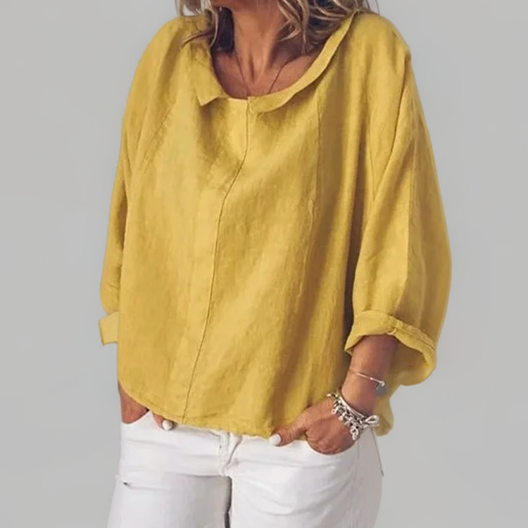 Kadia | Camisa de Lino de Corte Suelto