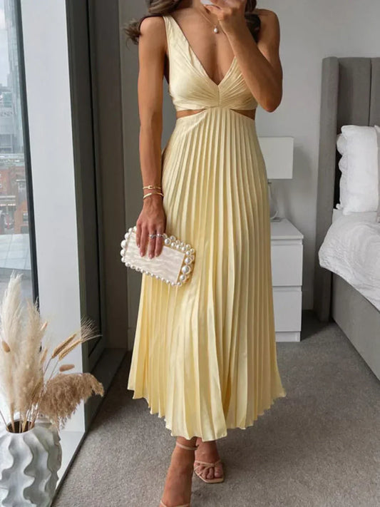 Avire | Vestido Fluido y Plisado