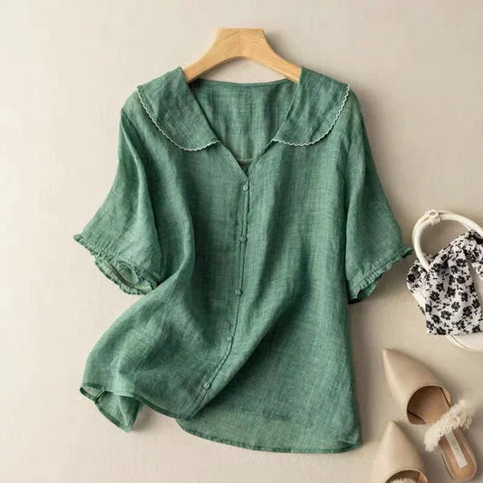 Alinta | Blusa de Lino para el Verano