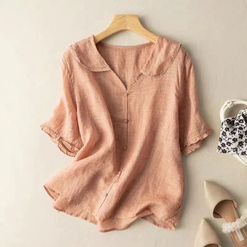 Alinta | Blusa de Lino para el Verano