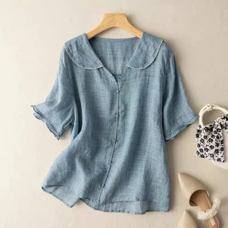 Alinta | Blusa de Lino para el Verano
