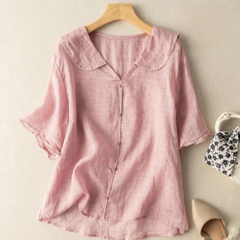 Alinta | Blusa de Lino para el Verano