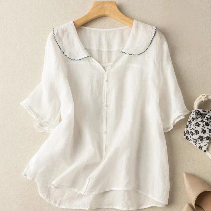 Alinta | Blusa de Lino para el Verano
