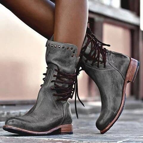 Lara | Elegantes Botas de Cuero para Dama