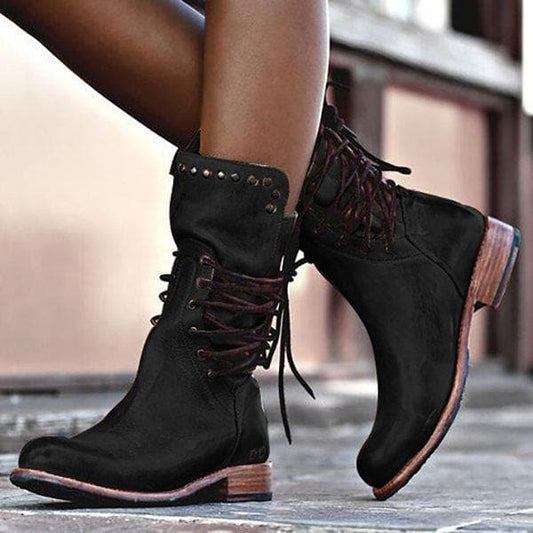 Lara | Elegantes Botas de Cuero para Dama