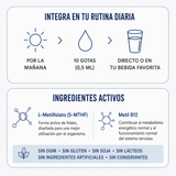 L-Metilfolato + Metil B12 | Las gotas que despiertan tu mente y estado de ánimo