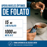 L-Metilfolato + Metil B12 | Las gotas que despiertan tu mente y estado de ánimo