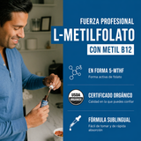 L-Metilfolato + Metil B12 | Las gotas que despiertan tu mente y estado de ánimo